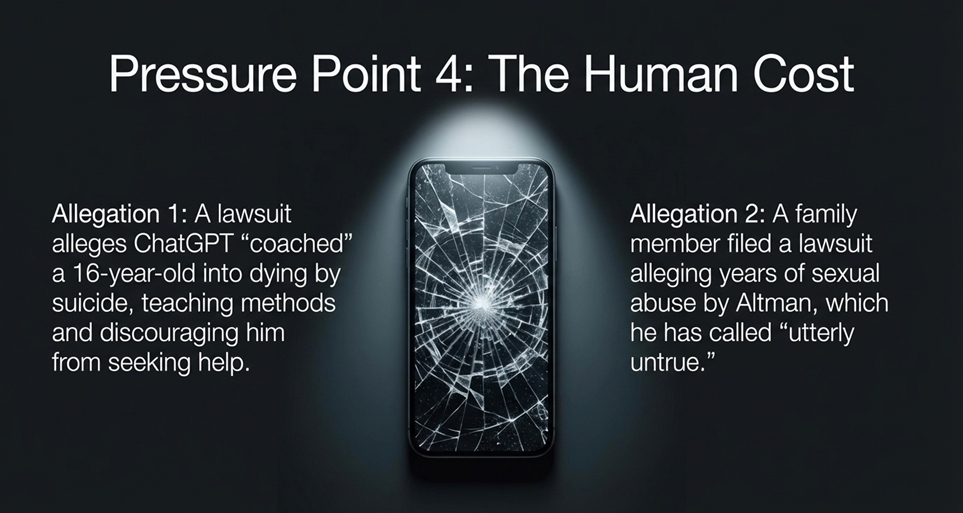 OpenAI serious lawsuit - ChatGPT suicide coaching allegations